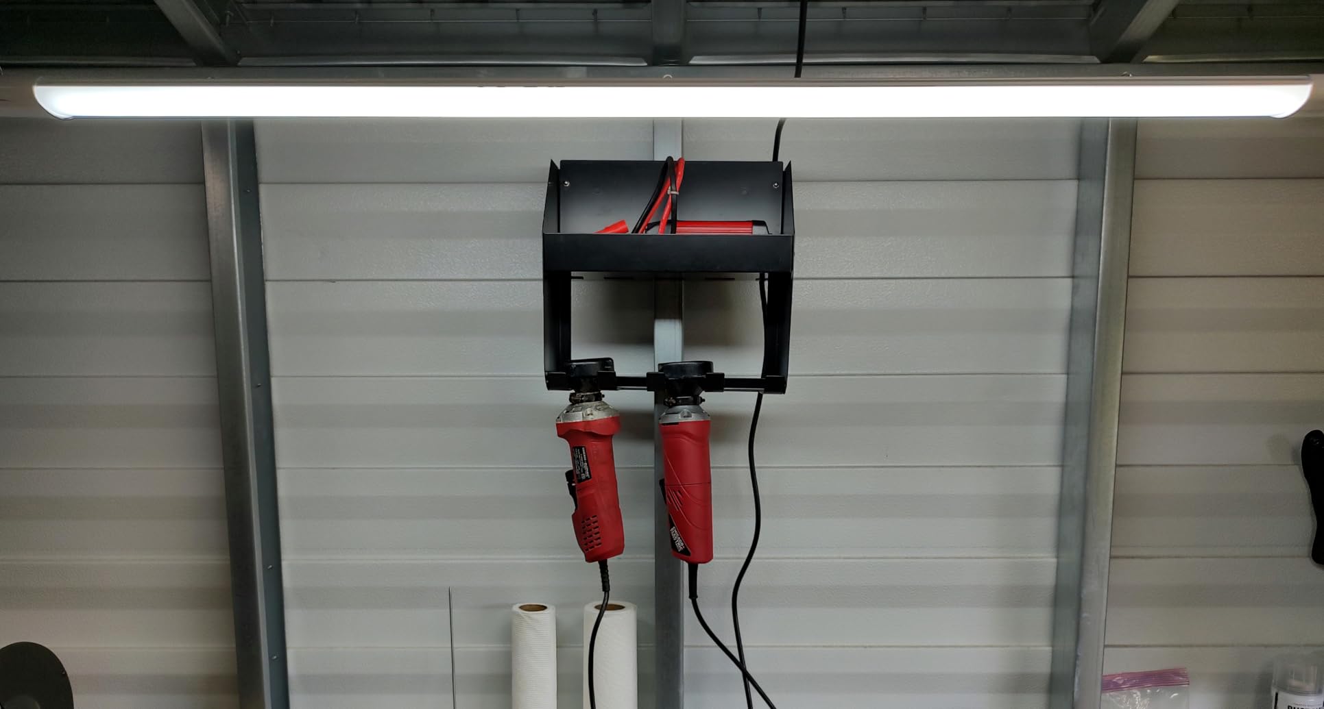 5CCT LED Shop Lights for Workshop 4FT, 20W 30W 40W 2700K 3000K 4000K 5000K 6500K Selectable, Linkable Linear Work Light for Garage Basement, ETL, 2 Pack