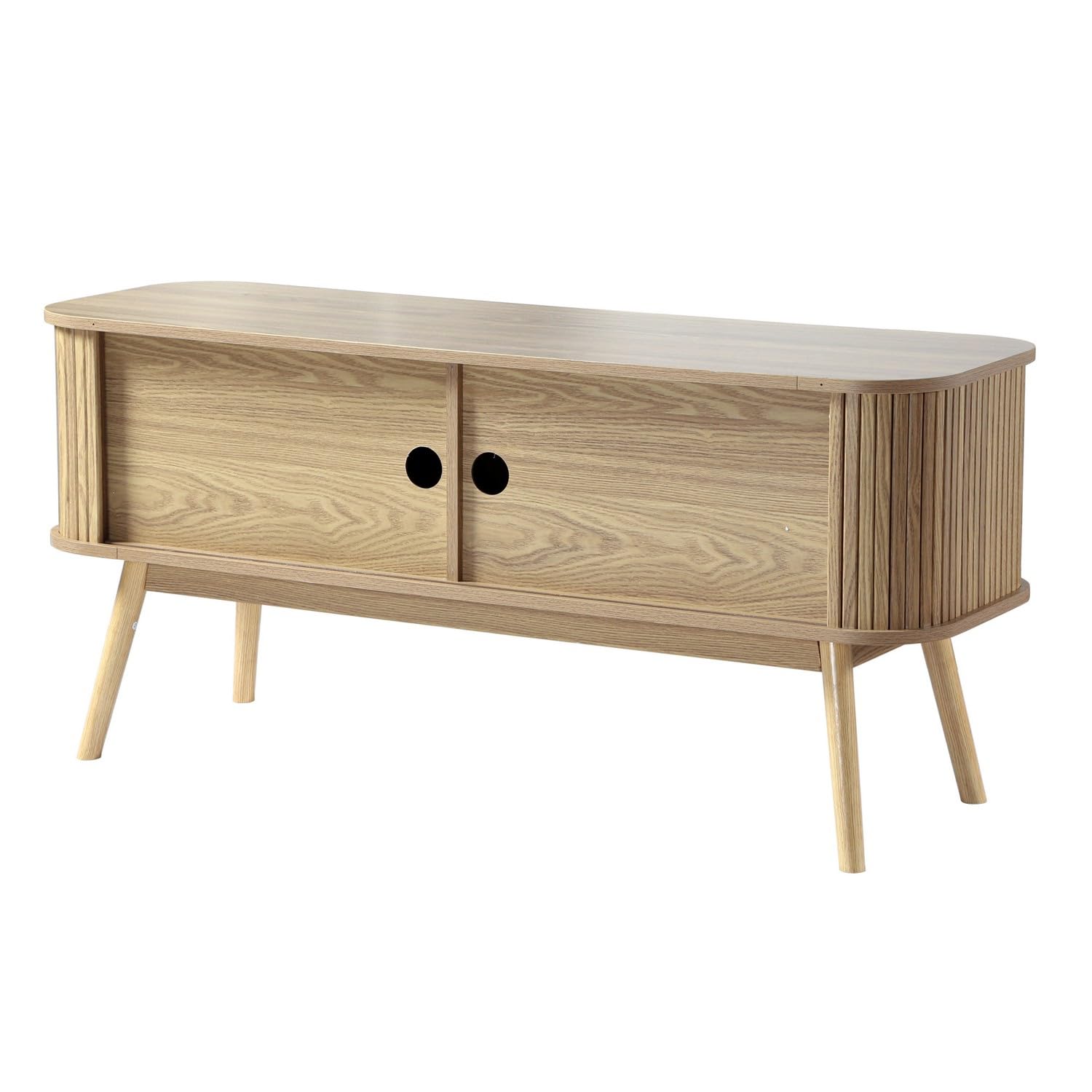 Meuble TV 2 Portes Coulissantes L119 cm - ERNEST