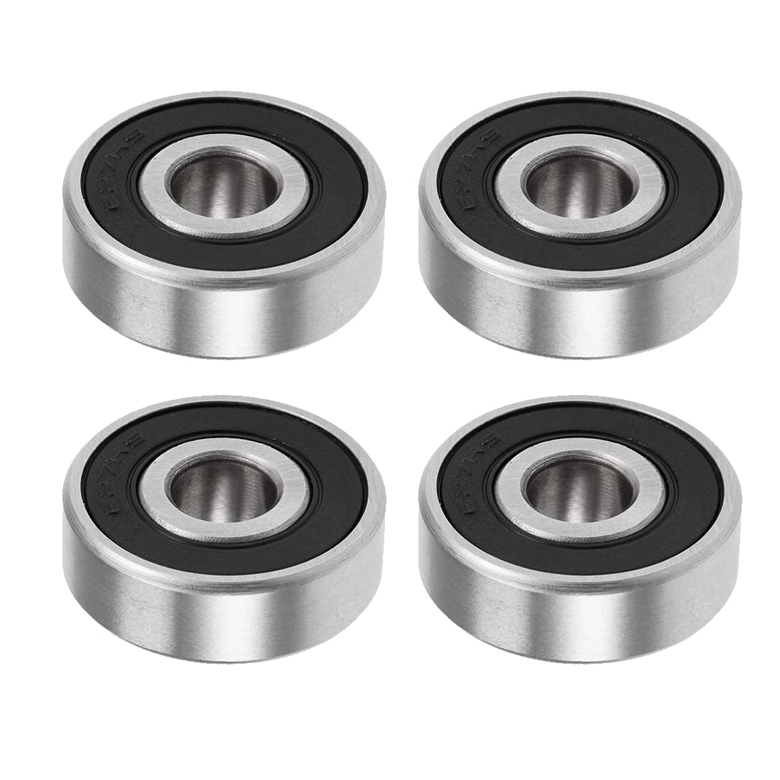 Cuscinetti A Sfere 698-2RS 8x19x6mm - 5 Pezzi In Acciaio Al Carbonio, Per Trasmissione Potenza