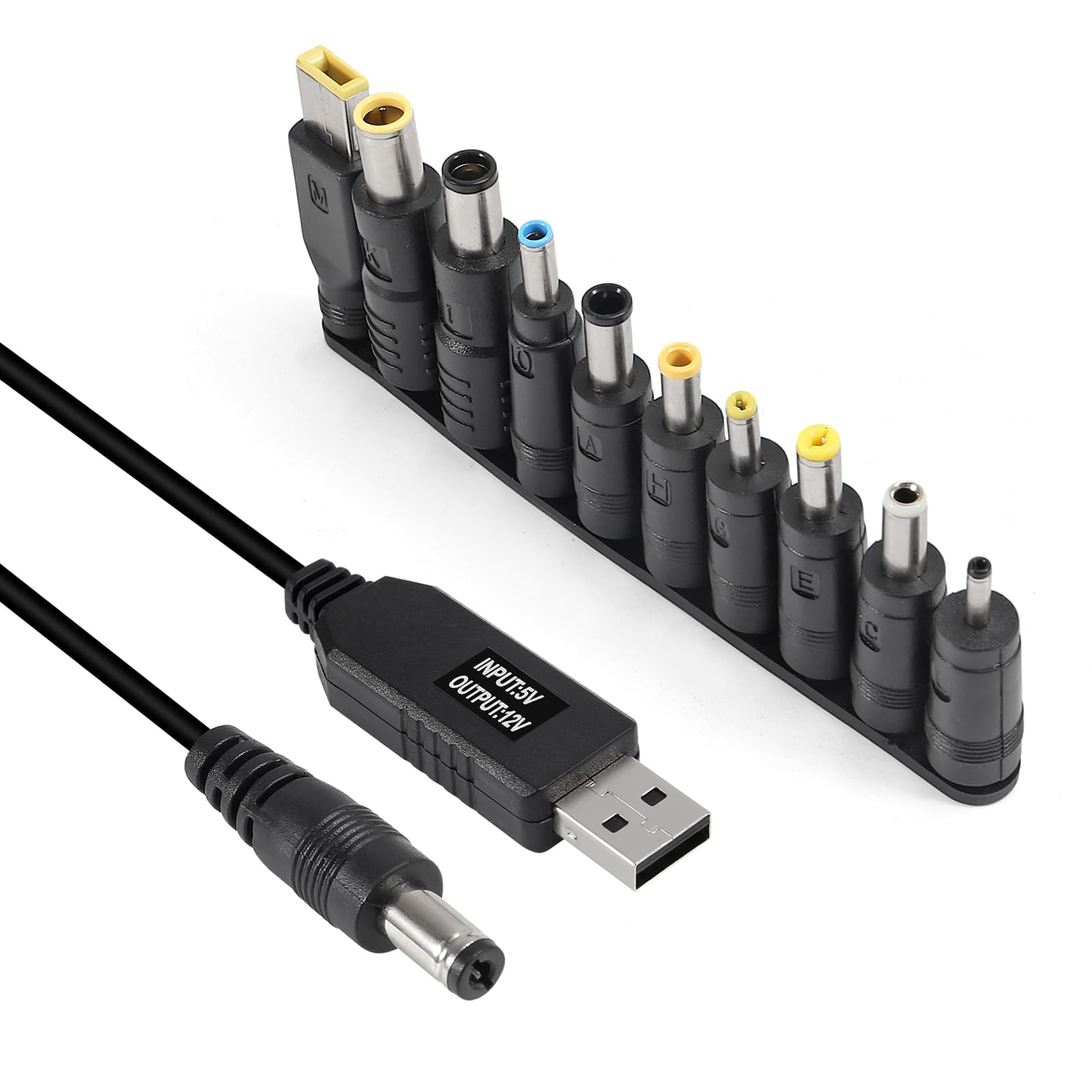 Universal DC Power Adapter Tips Kit, KUOQIY 39 PCS 5.5 X 2.1mm DC