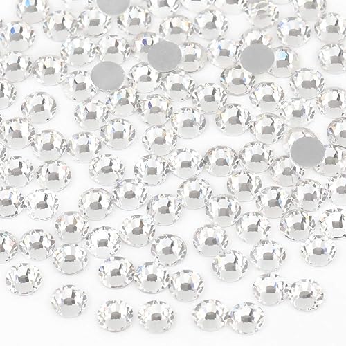 Miniatura 1 de Beadsland Gemas redondas de cristal para decoración de uñas y arreglos artesanales (0.05 a 0.34 pulgadas)