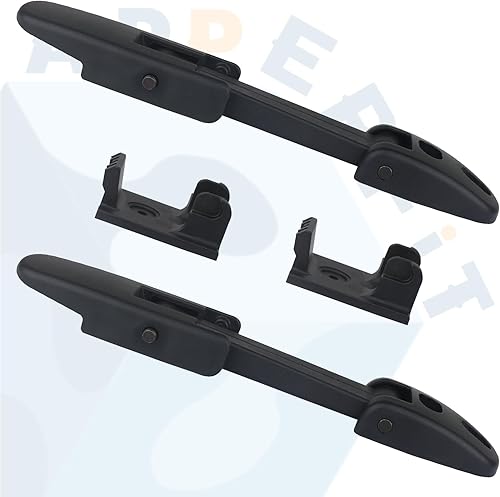 Miniatura 19 de Correa de cierre de capó con soporte de enganche cromada compatible con Kenworth T660 T470 T370 T270 T170, Peterbilt 386 384 340 348 337 335 325