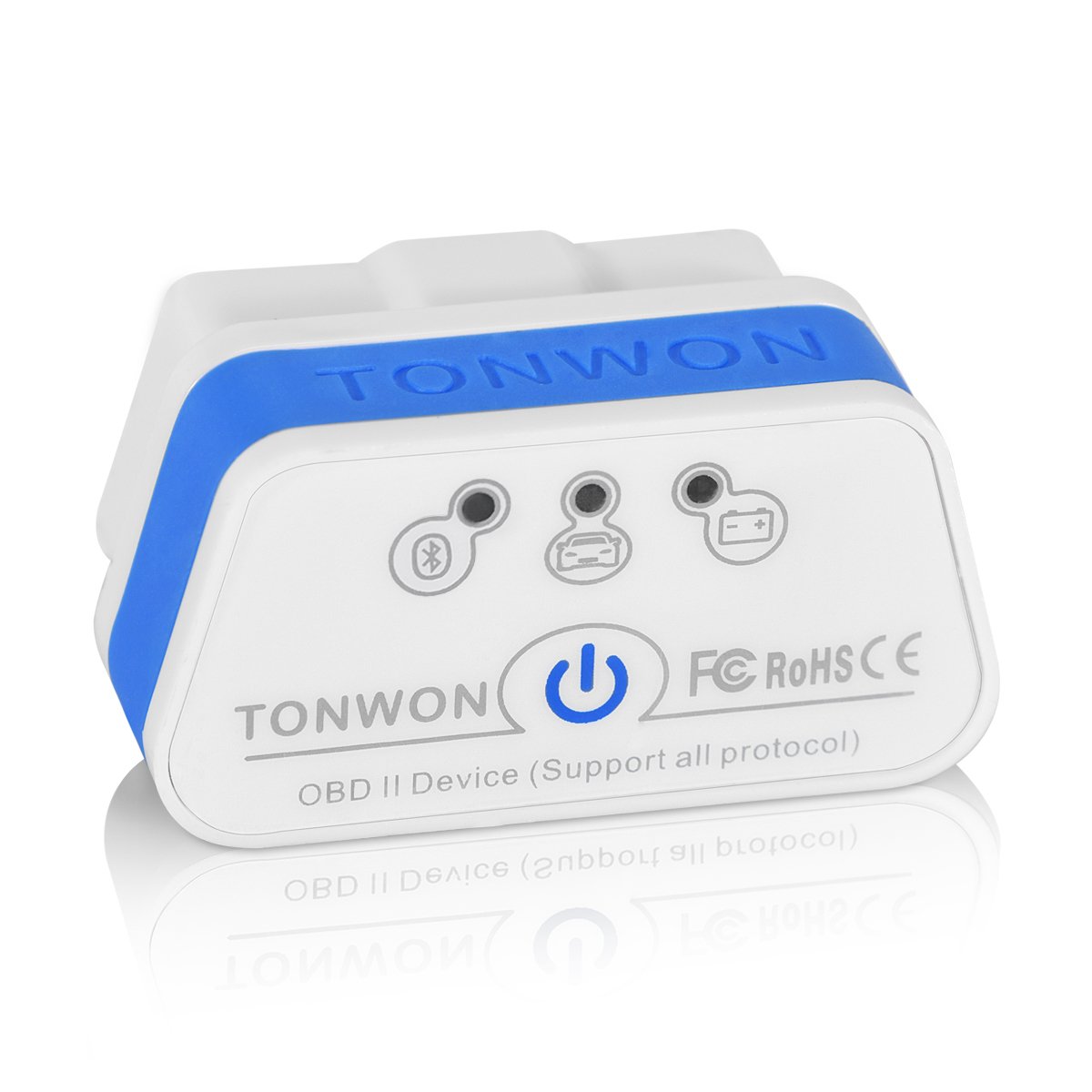 OBD2 Bluetooth Scanner, OBDII Bluetooth Scan Tool Car Diagnostic Tool Vehicle Code Readers for Andiord