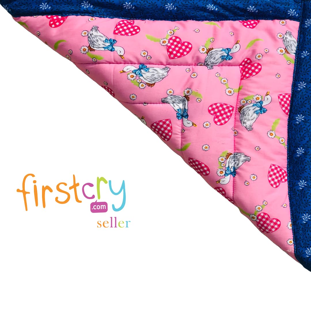 RURIBOSY |Bedding Mattress for Cotton, Baby Sleeping Bed Set Godari Baby Cradle |Sleeping Mat |Multi Purpose Cushioned Bed |Baby Bed for 0 to 2 Years. 2