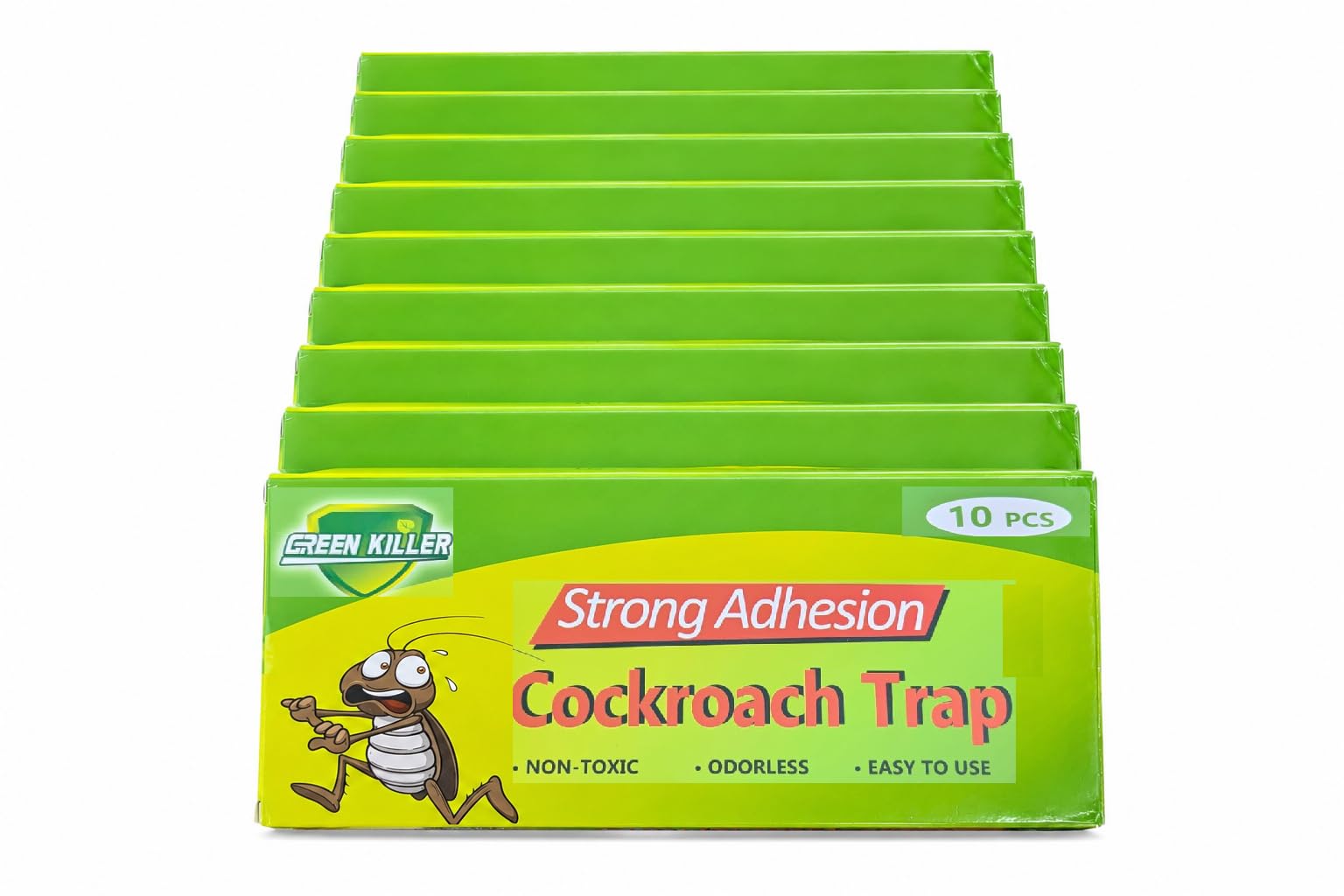 Glue Traps with Bait for Cockroach, Ant, Spider & Crawling Insect Control | Strong Sticky Pest Catcher for Home, Kitchen & Indoor Areas | Easy-to-Use Non-Mess Pest Traps Pack of 10-picture-25