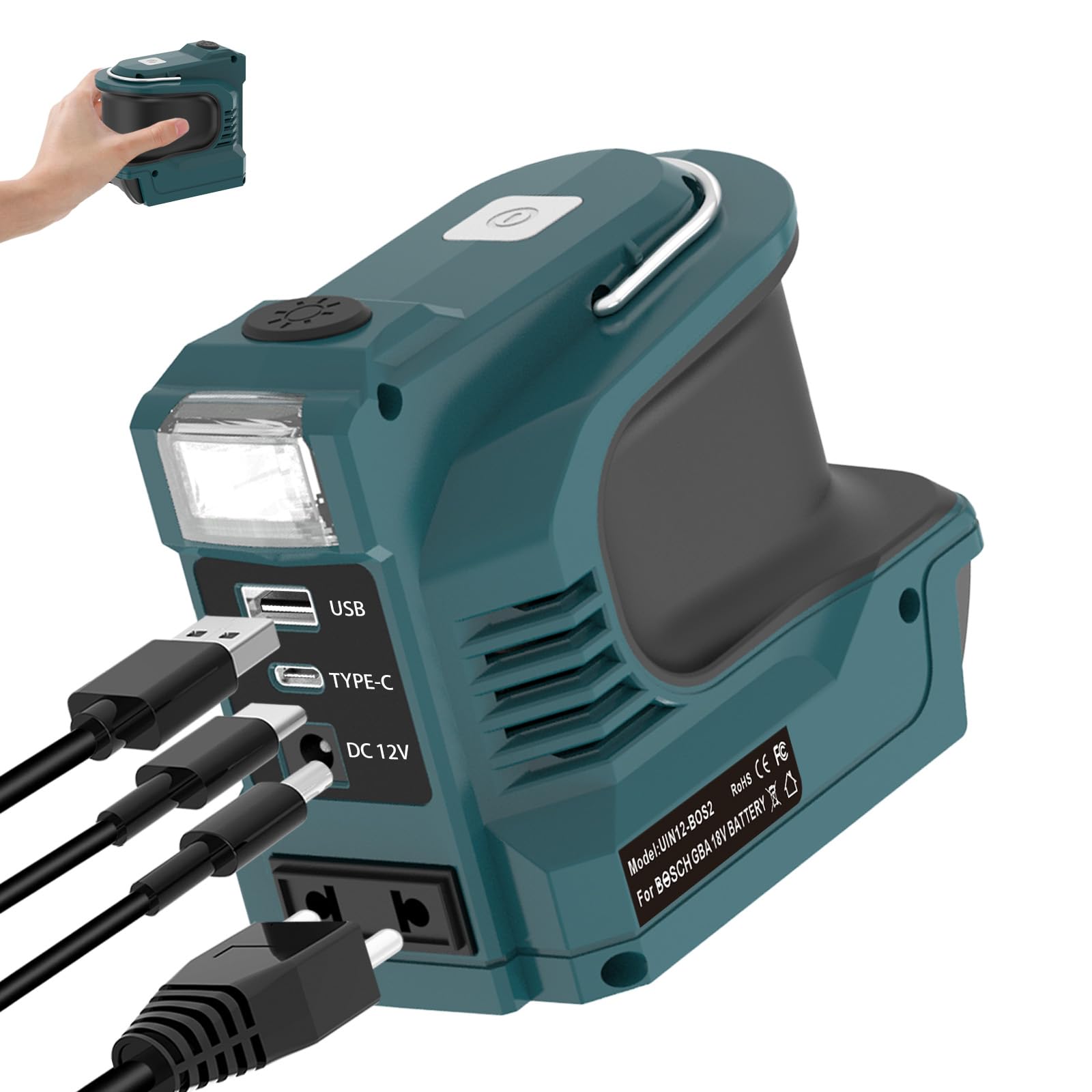 Amazon.co.jp: マキタ18Vバッテリー用 220Wパワーインバーター、DC24V