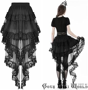 Amazon.co.jp: [ゴスロリワールド] シフォン生地フィッシュ