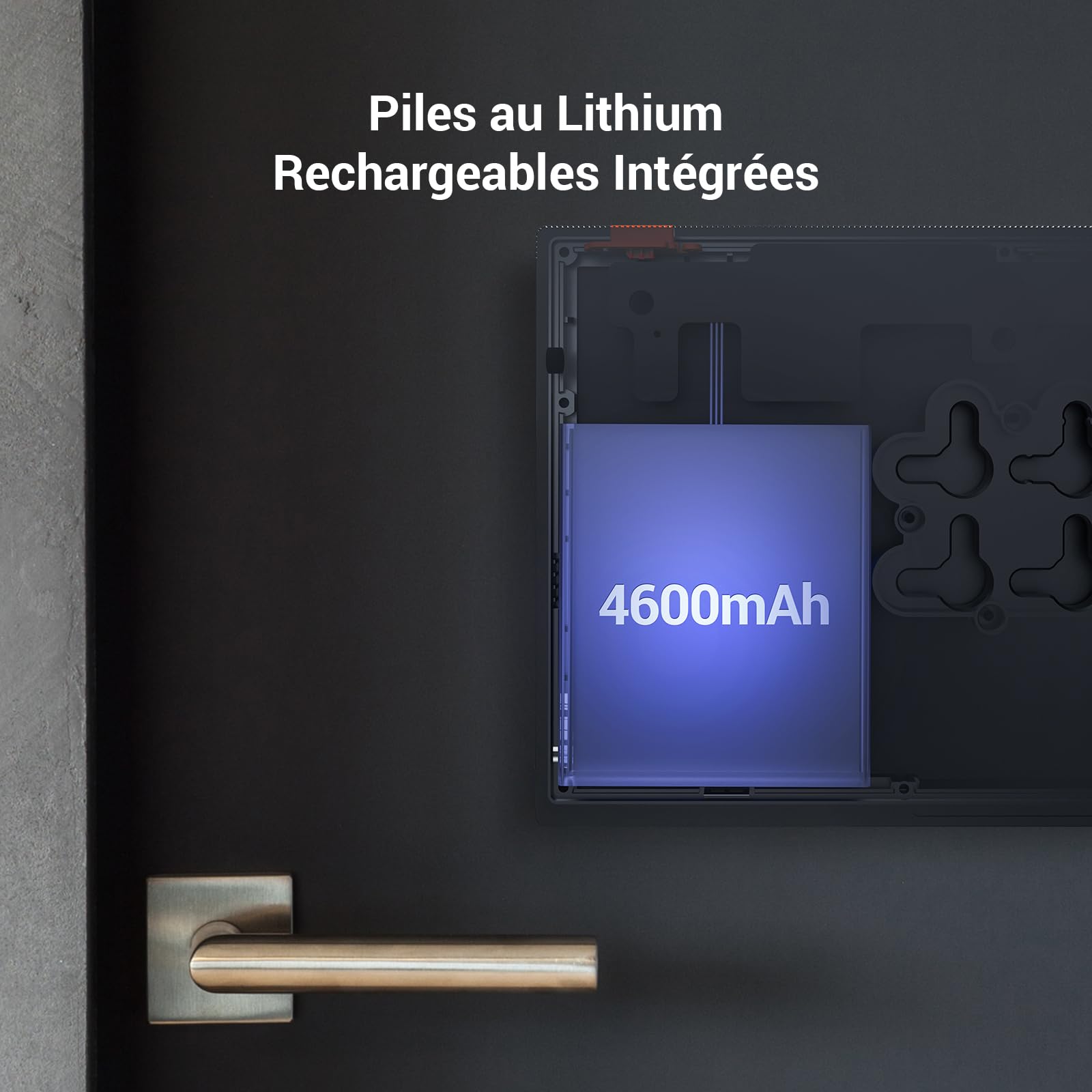 EZVIZ Écran Intelligent d'intérieur, écran Tactile Couleur 7" sans Fil avec Batterie de 4600 mAh, Audio bidirectionnel et Vue en Direct, Facile à Installer, SD7