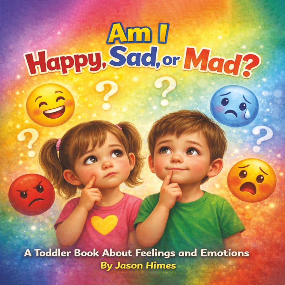 Am I Happy, Sad, or Mad?: A Toddler Book About Feelings and Emotions