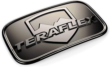 TeraFlex 4798000 Black Chrome JK License Plate Delete Badge Kit, 1 Pack