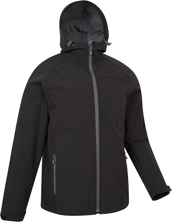 Mountain Warehouse Exodus Mens Softshell Hooded Jacket