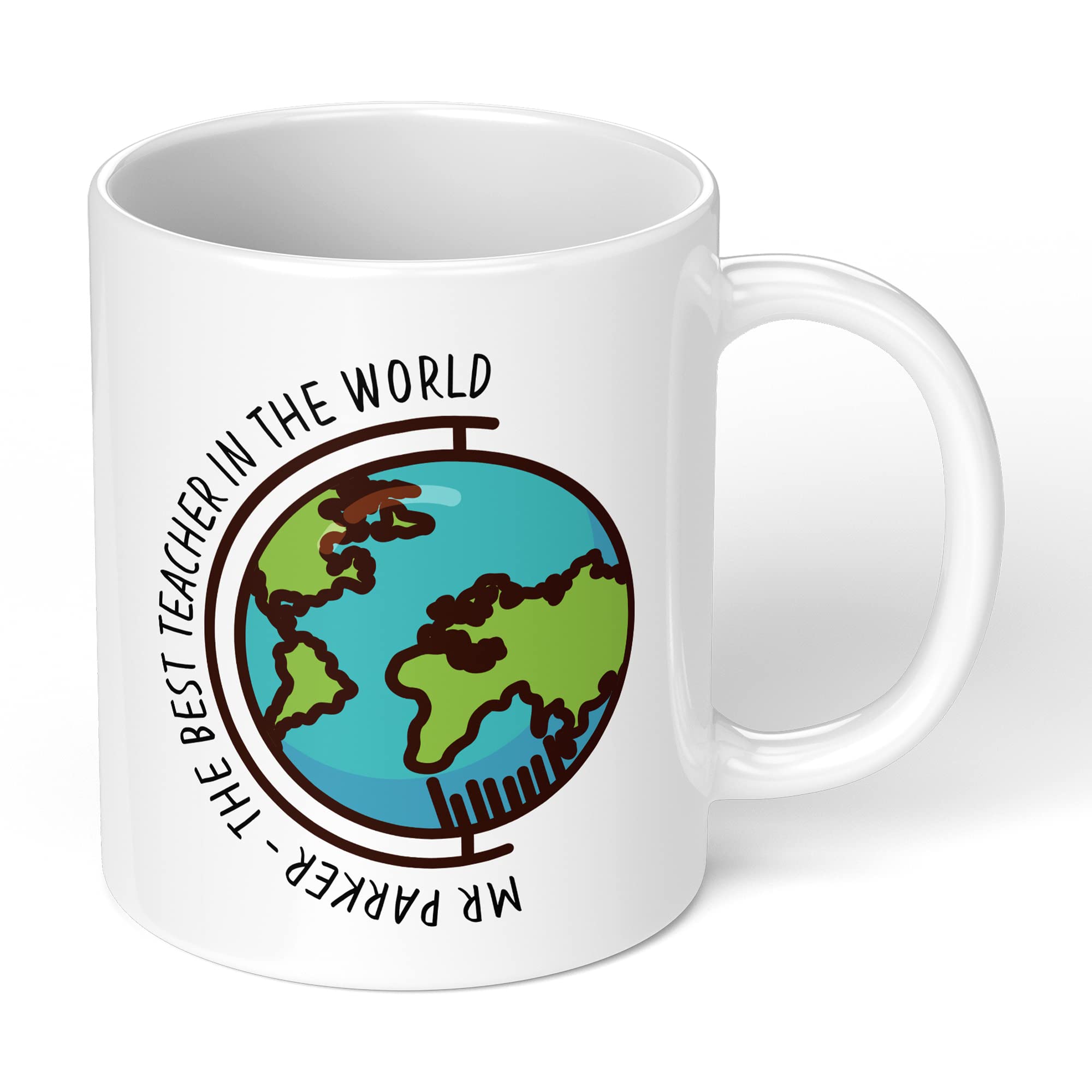 Print Maniacs Personalised Mug Thank You Teacher End Term Student Pupil Present Leaving Gift Best in The World