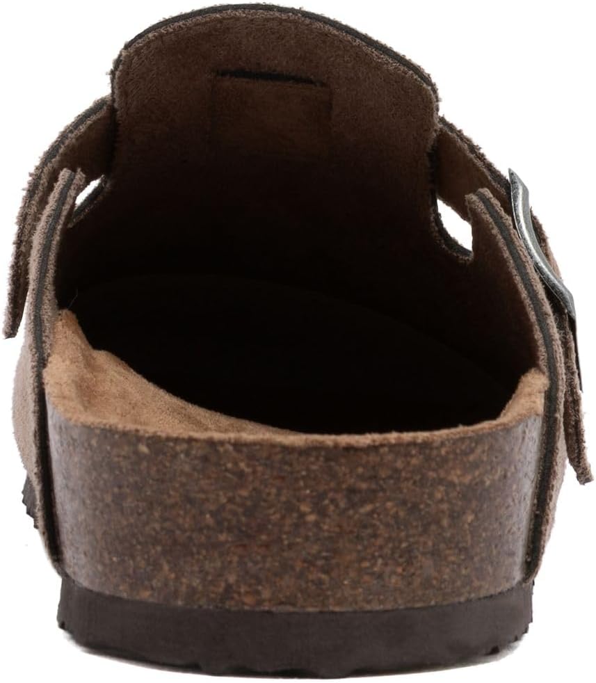 Nautica Women’s Clog Mule Sandals Slip-On Comfort Shoes with Adjustable Buckle, Cork Footbed and Arch Support for Casual Walking, Work, Travel and Everyday Wear