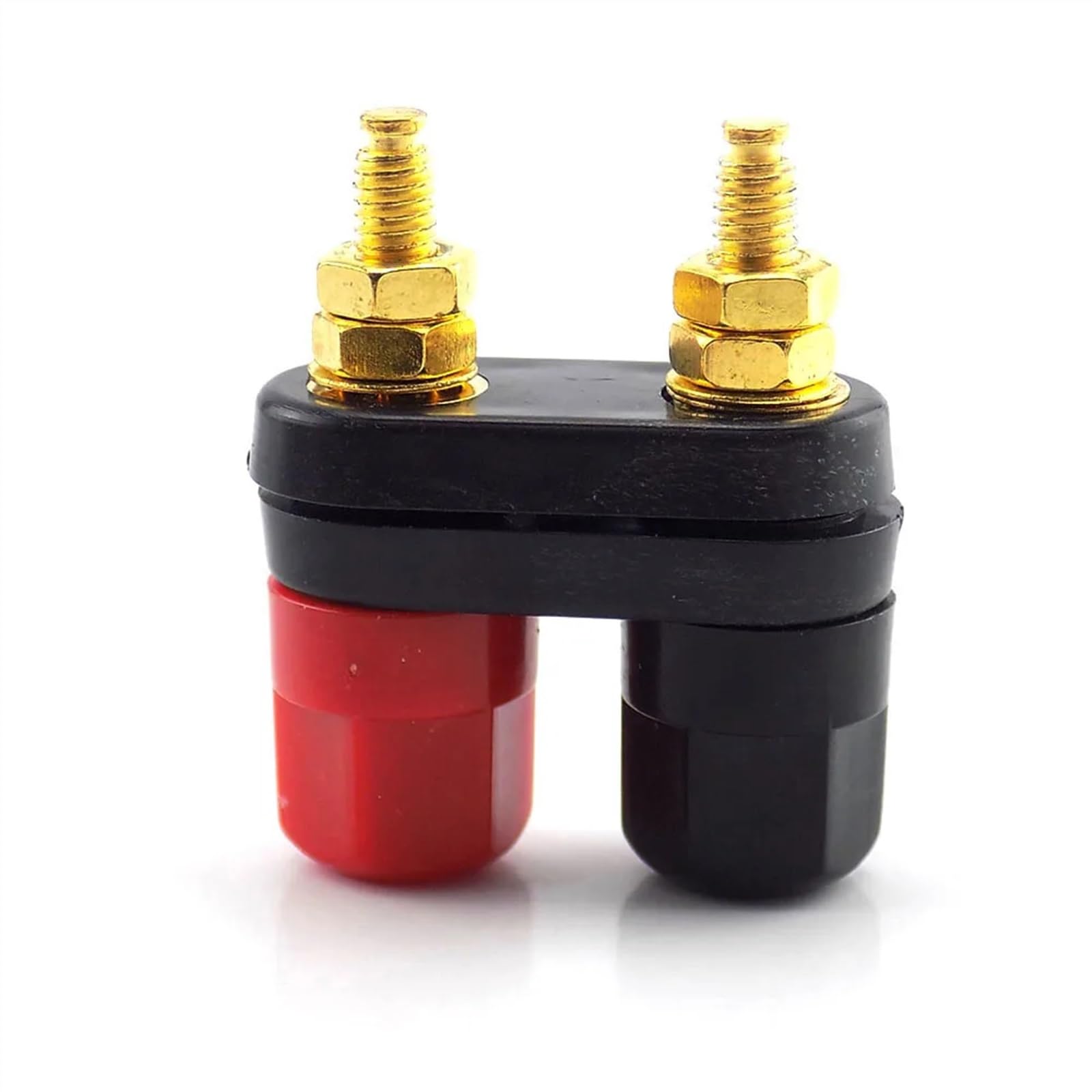 1 connecteur banane plaqué or rouge noir en cuivre fiche banane borne borne de liaison dans les connecteurs de fil 4 mm pour audio vidéo