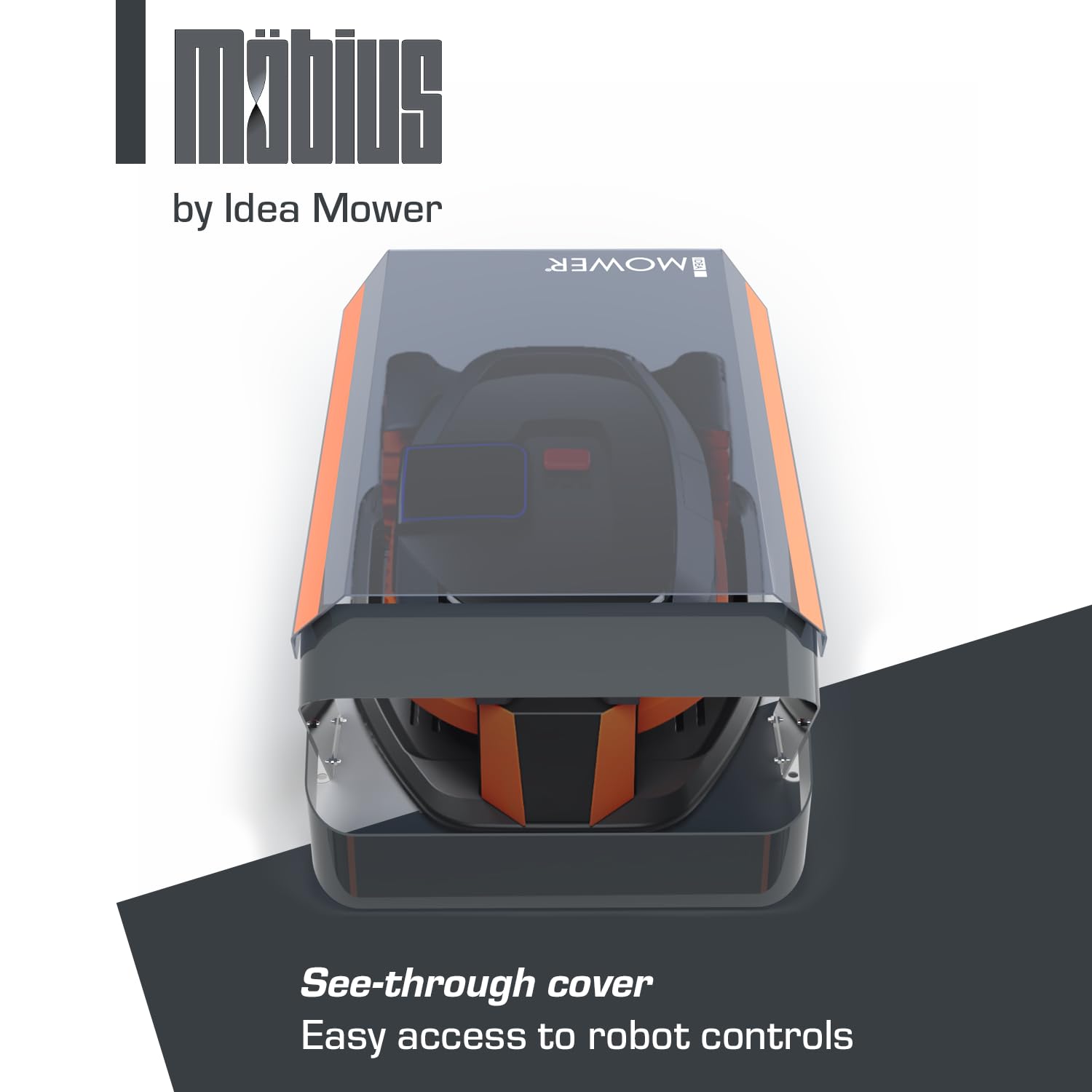 Garaż dla robota koszącego Mobius kompatybilny z Segway serii X3 - ochrona przed promieniowaniem UV, dostęp do klawiatury, samodzielna instalacja