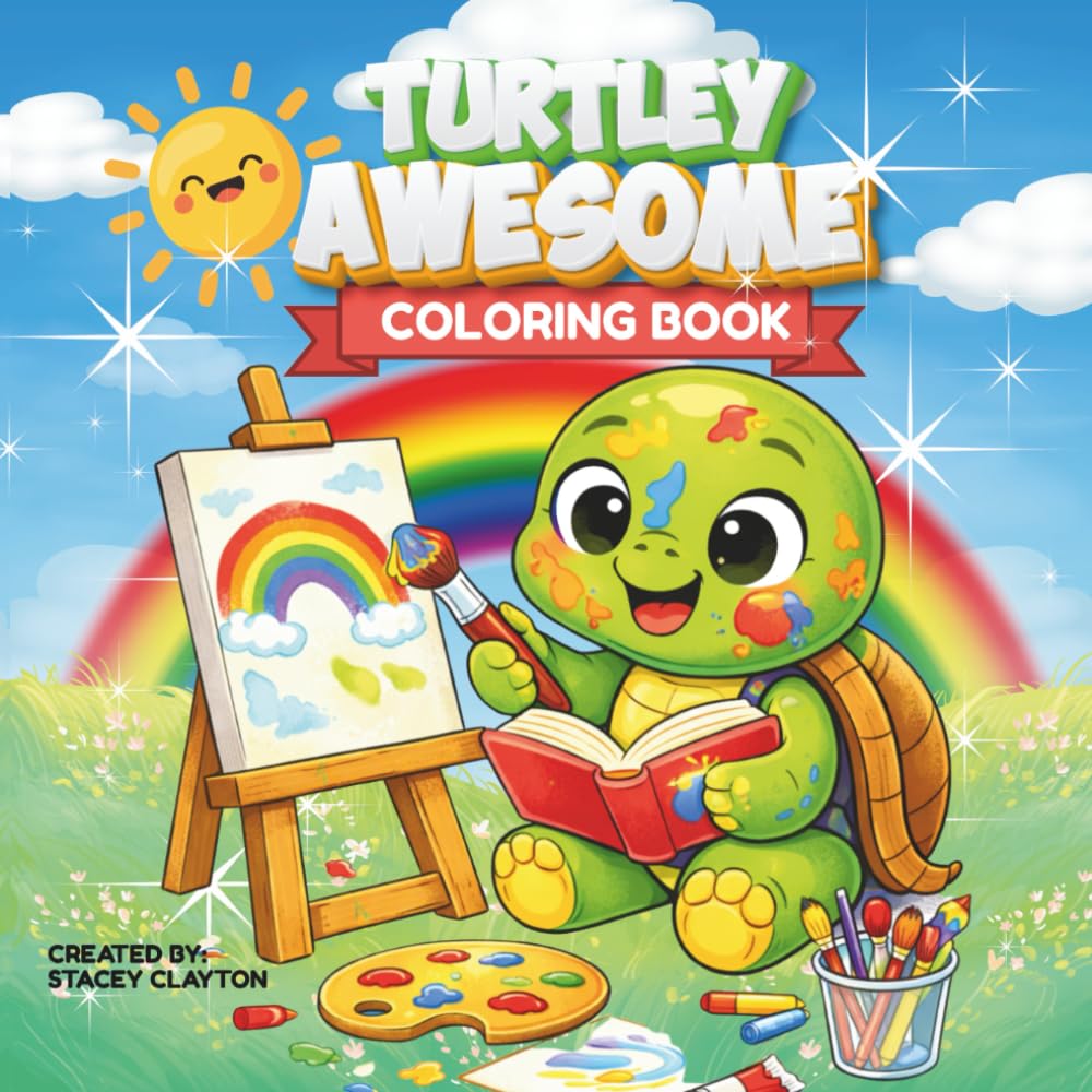 Turtley Awesome Coloring Book