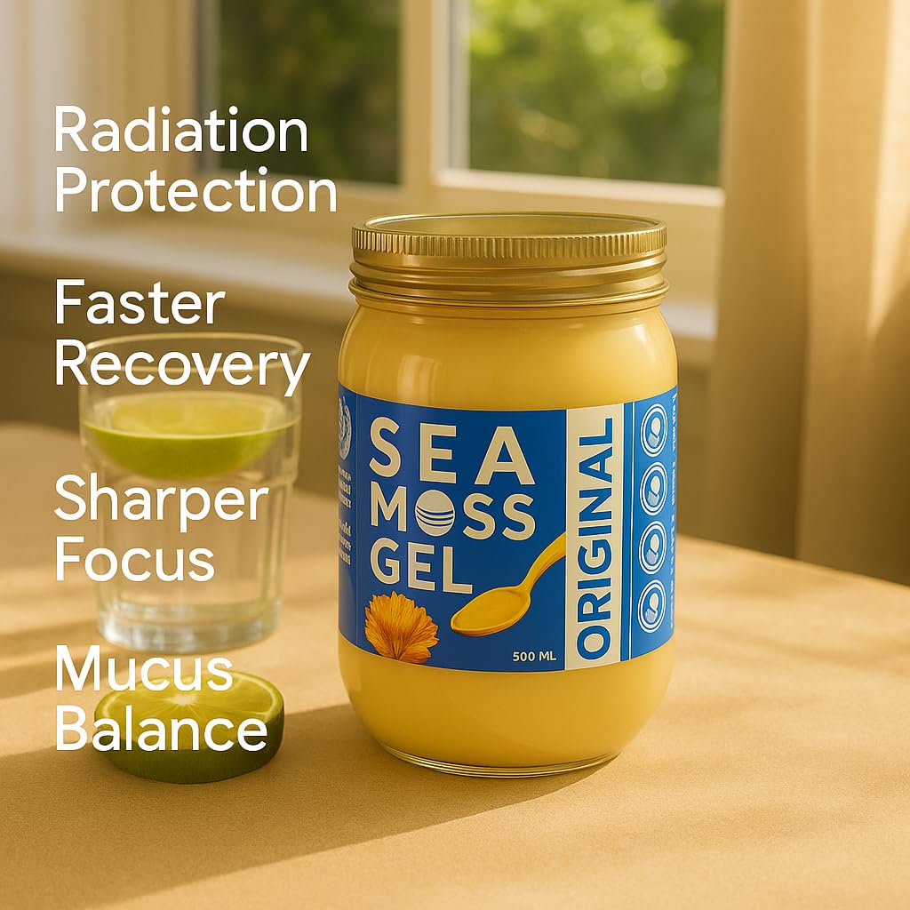 Original Sea Moss Gel – Wildcrafted & Organic – 3-Ingredient