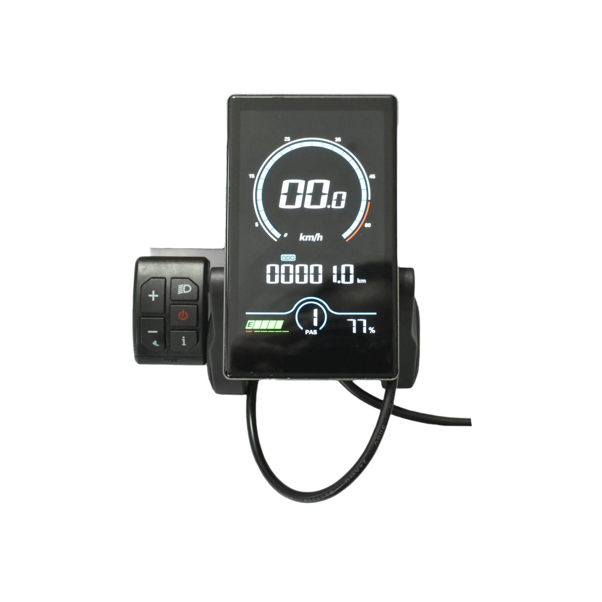 Pantalla para Ebike, Pantalla LCD para E-Bike 24V-72V Vertical De 4" 818