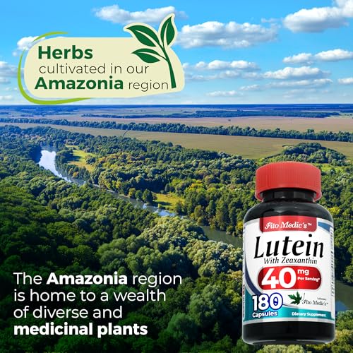 FITO MEDIC\'S Lab Lutein Supplement with Zeaxanthin, 180 Capsules, Botanical Formula - Thumbnail 7
