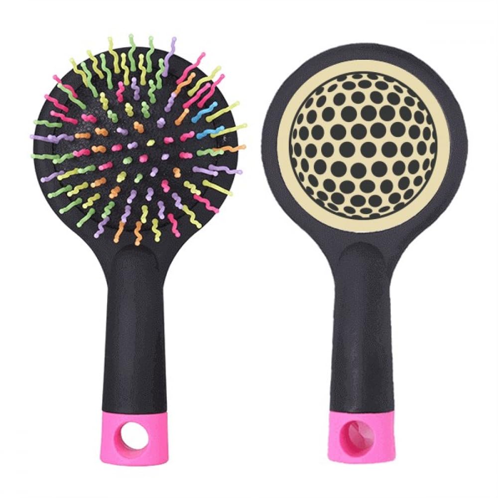 Brosse à cheveux démêlante sans douleur à base coussin souple - 4