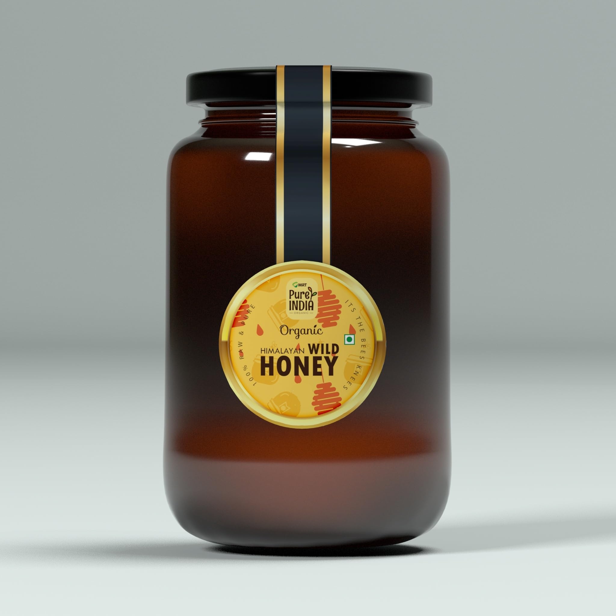 Pure India - Wild Himalayan Honey Organic 250 Gm, Raw And Organic