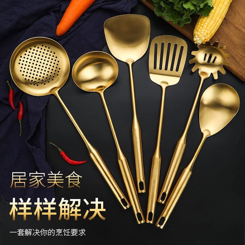 Pelle de cuisson polyvalente ustensile inox pour wok et poêle - 6