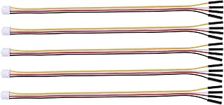 4 Pin Ladies Jumper to Large 4 Pin Conversion Cable - 2.54mm Pitch Female Head to HY2.00mm Connector for Arduino and Grove Modules (Pack of 5)