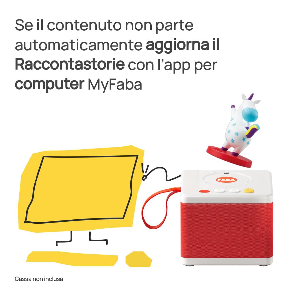FABA Personaggio Sonoro Baby Party - Canzoncine - Giocattolo, Contenuti Educativi, Versione Italiana, Bambini 0+ Anni