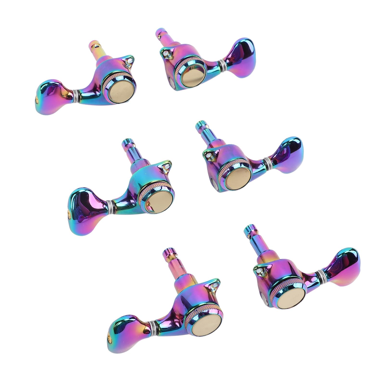 EMUKOEP 3L 3R Chitarra Locking Tuner Keys Meccanica Accordatore di Ricambio per Chitarra Elettrica Folk Stile ST