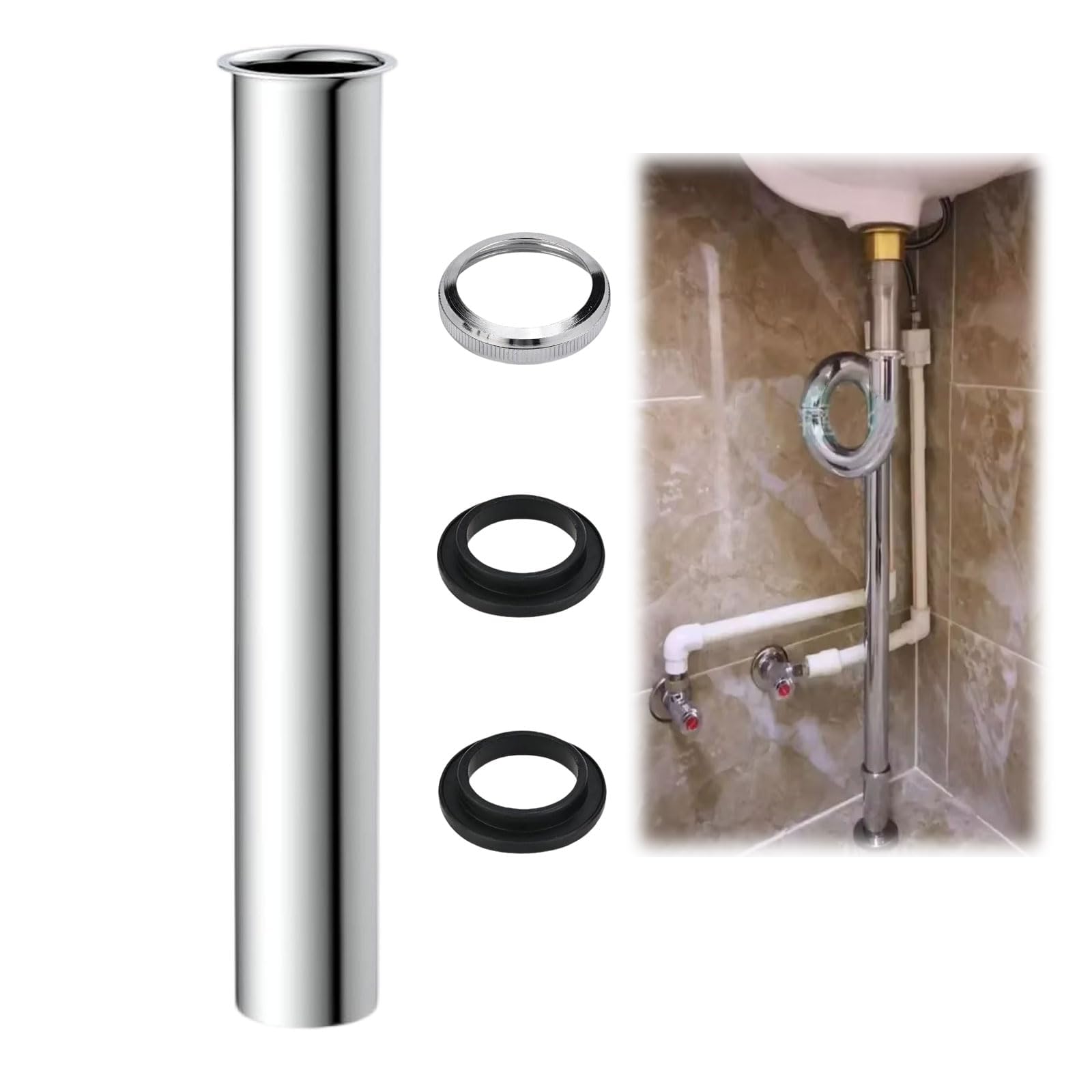 Tubo Prolunga Cromato per Aspirapolvere - CITS Shop Tubo Prolunga Cromato per Aspirapolvere - CITS Shop
