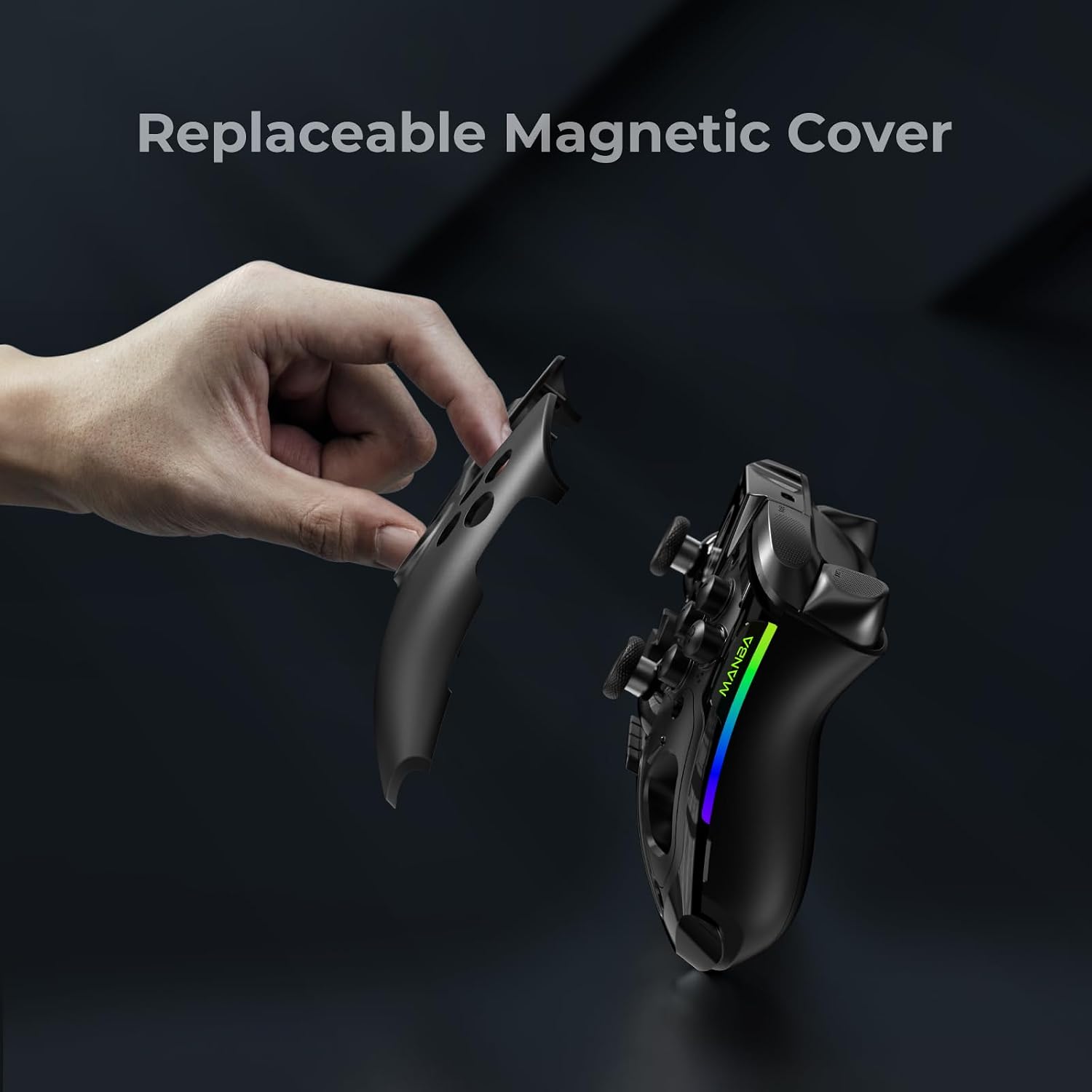 FIEHDUW Cover for ManbaOne Game Controller (Black) image 5