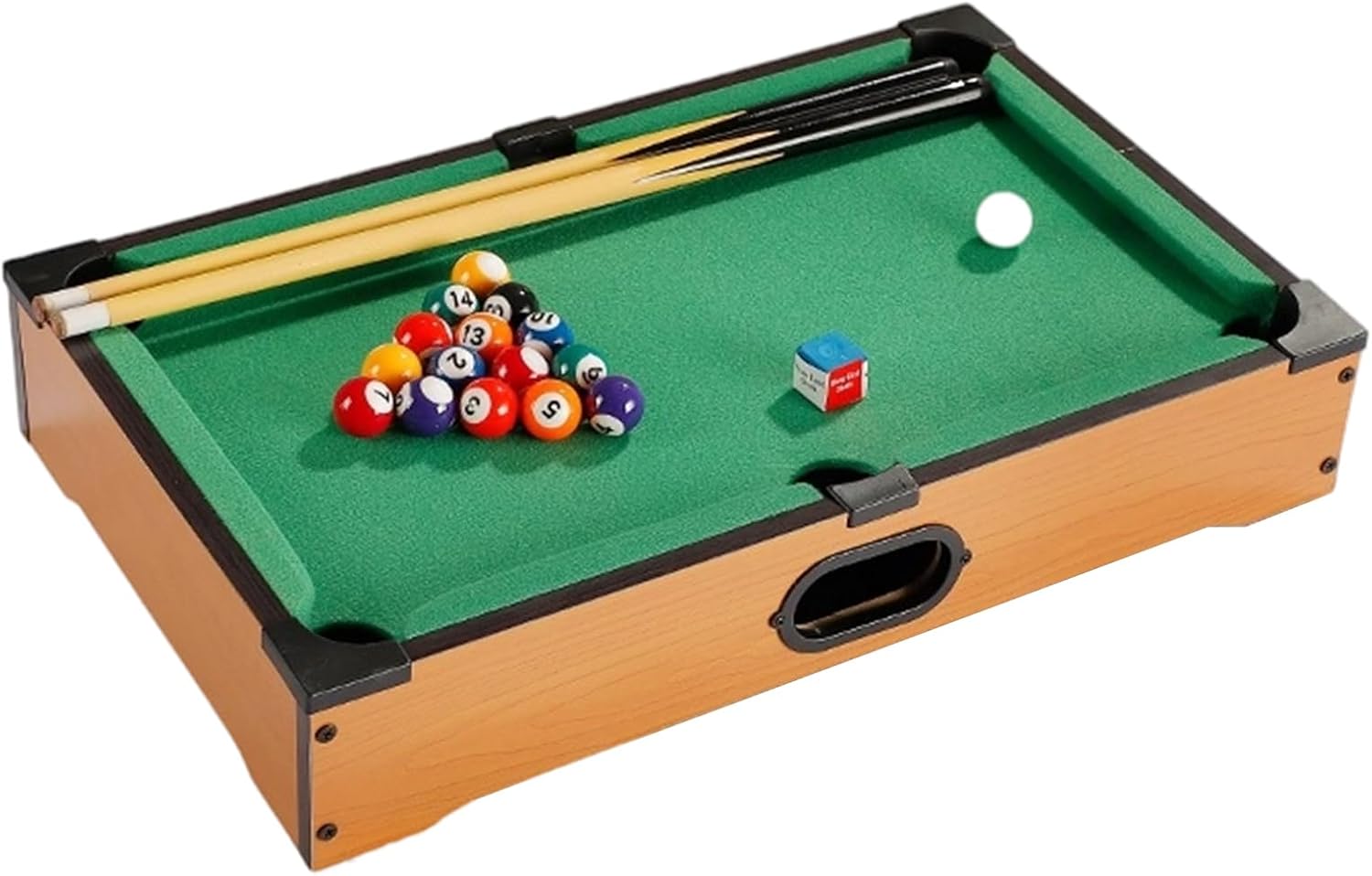Realistic Tiny Toy Pool Table for Limited Space Enjoyment Genuine Game Knowledge Adults Use Fun Adult Game
