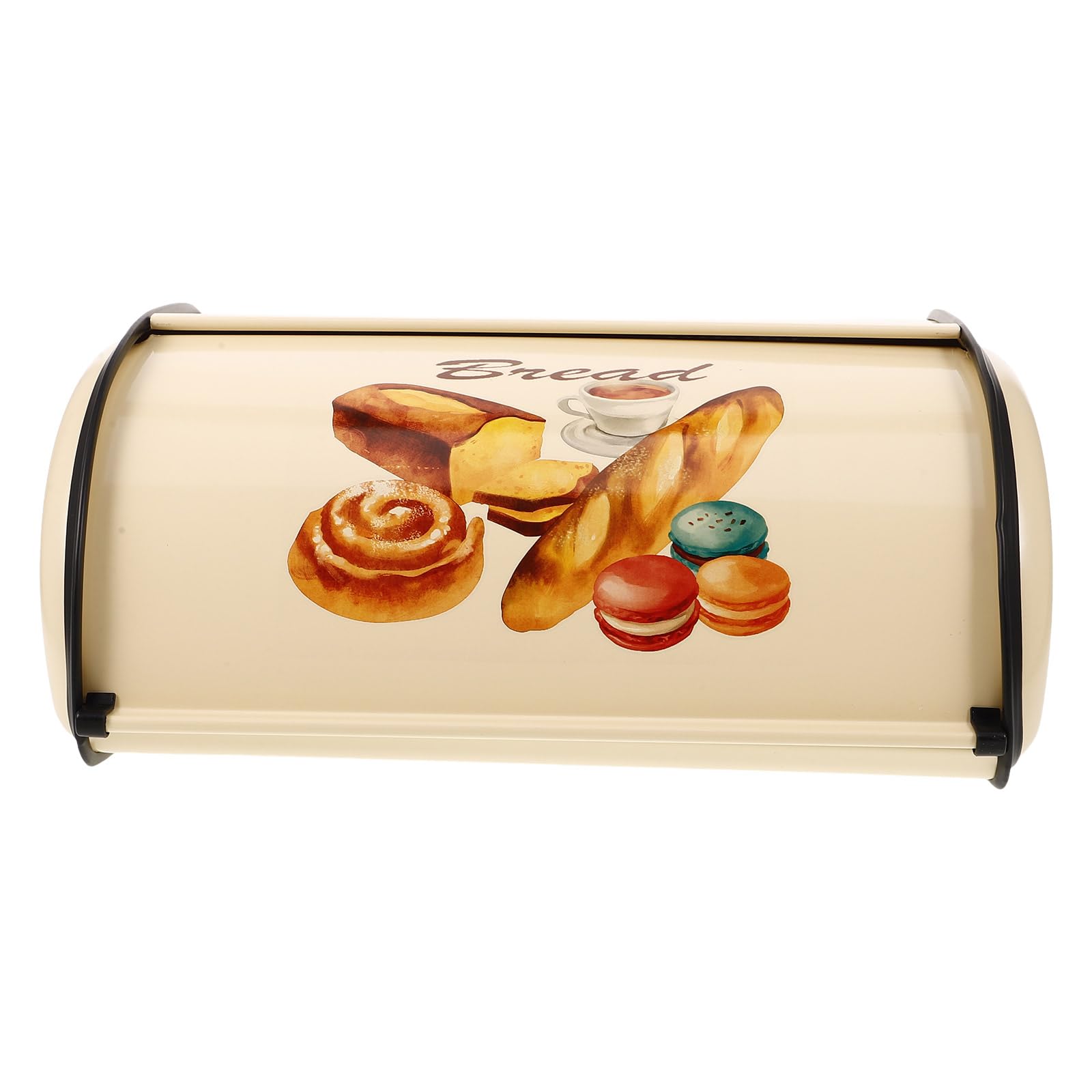Boîte de tambour métallique vintage avec couvercle hermétique grande capacité