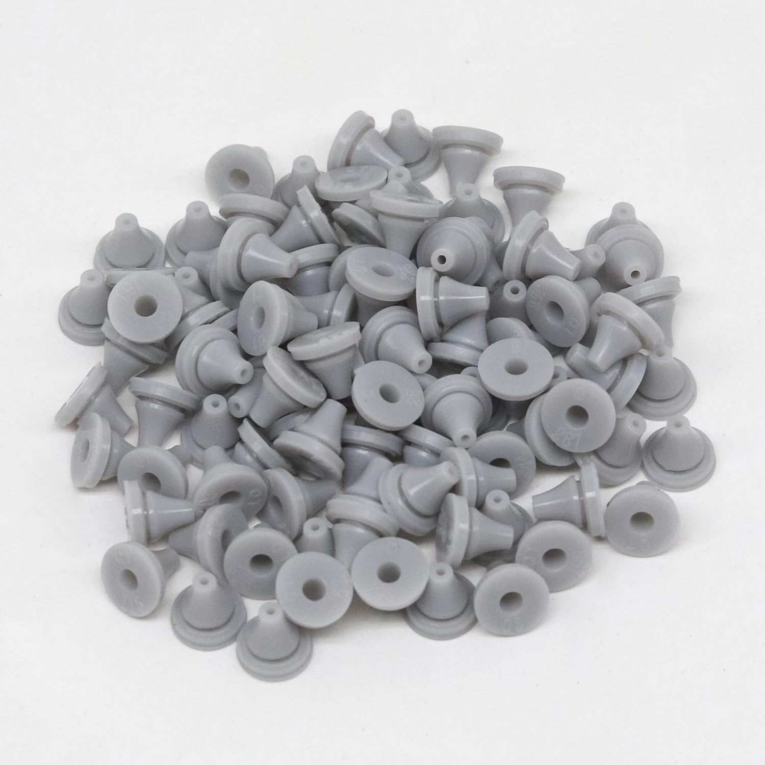 100pcs Shower Head Nozzles Replacement,Wash Water Outlet Granules Repair Parts Kit,Silicone Shower Head Spray Hole,Nozzle Universal Sprinkler Spout Round,Stainless Steel Rain Shower Head,Repair Part