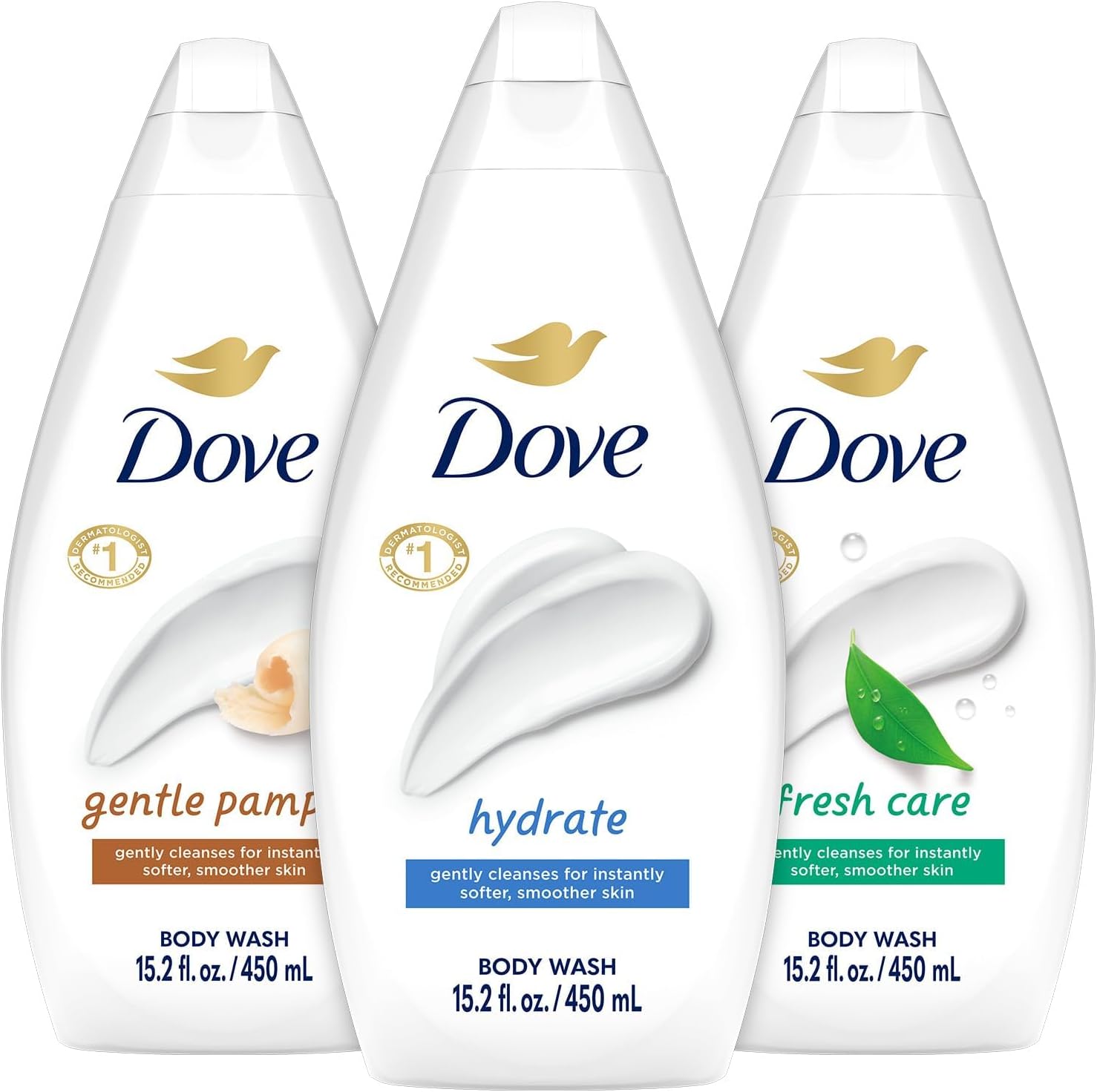 Dove Body Wash Variety 3-Pack