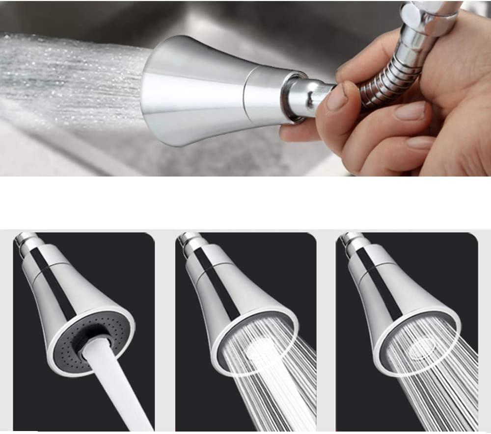 Netram Store 360 Degree Swivel Design Allows Free Rotation Easy Use In Any Direction Dual Water Modes Switch Between Soft Stream And Spray For Different Tasks (Faucet_E 12 Cm) 3