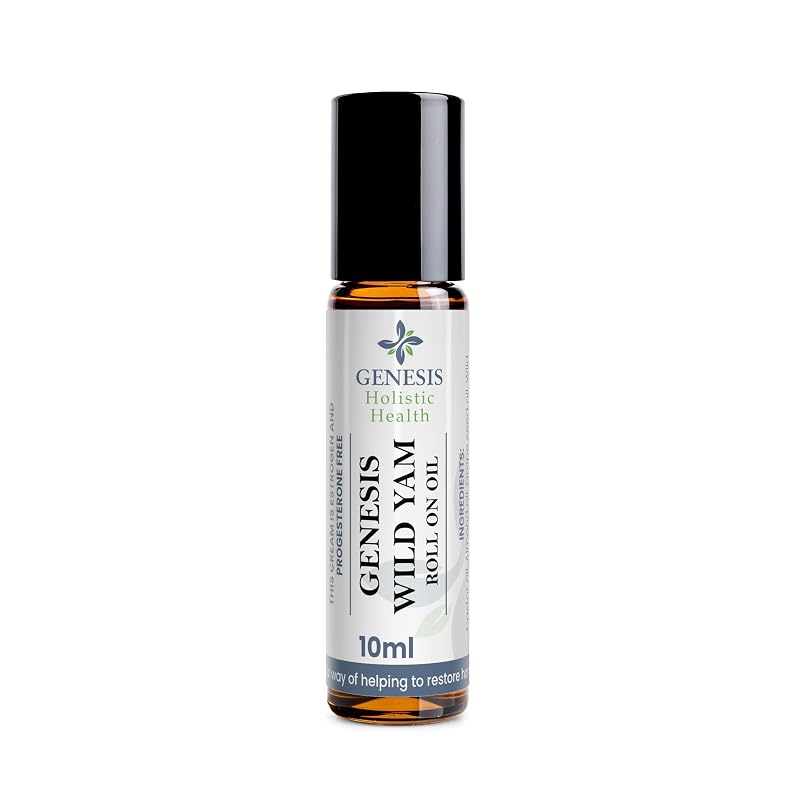 Óleo de raiz de Wild Yam em roll-on Genesis Holistic Health, sem fragrância