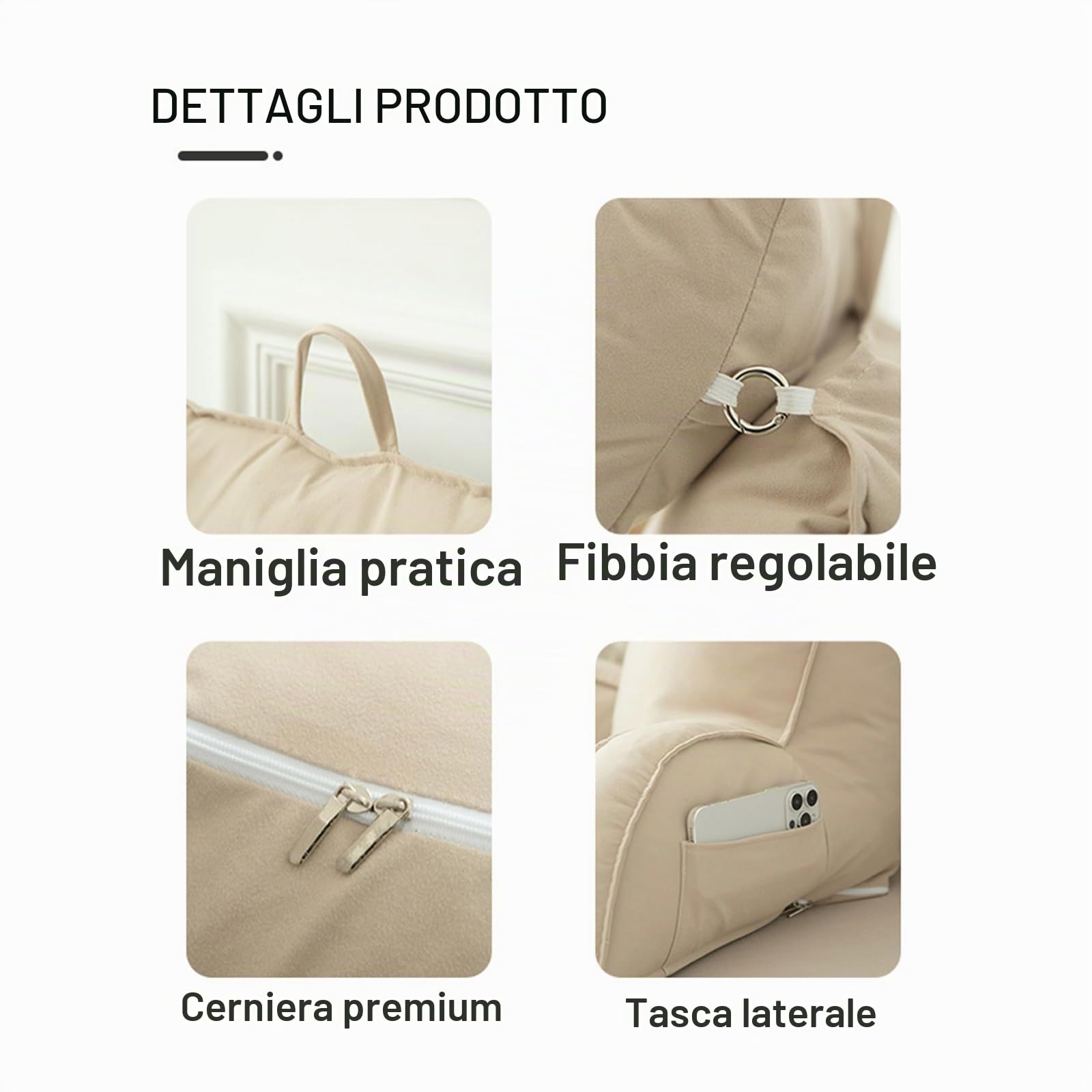 Ergonomico Cuscino da Lettura con Braccioli e Collo Staccabile,Cuscini da Lettura per Letto e Divano,Multifunzione Cuscino Lettura,Cuscino di Supporto per Giocare,Leggere,Guardare la TV