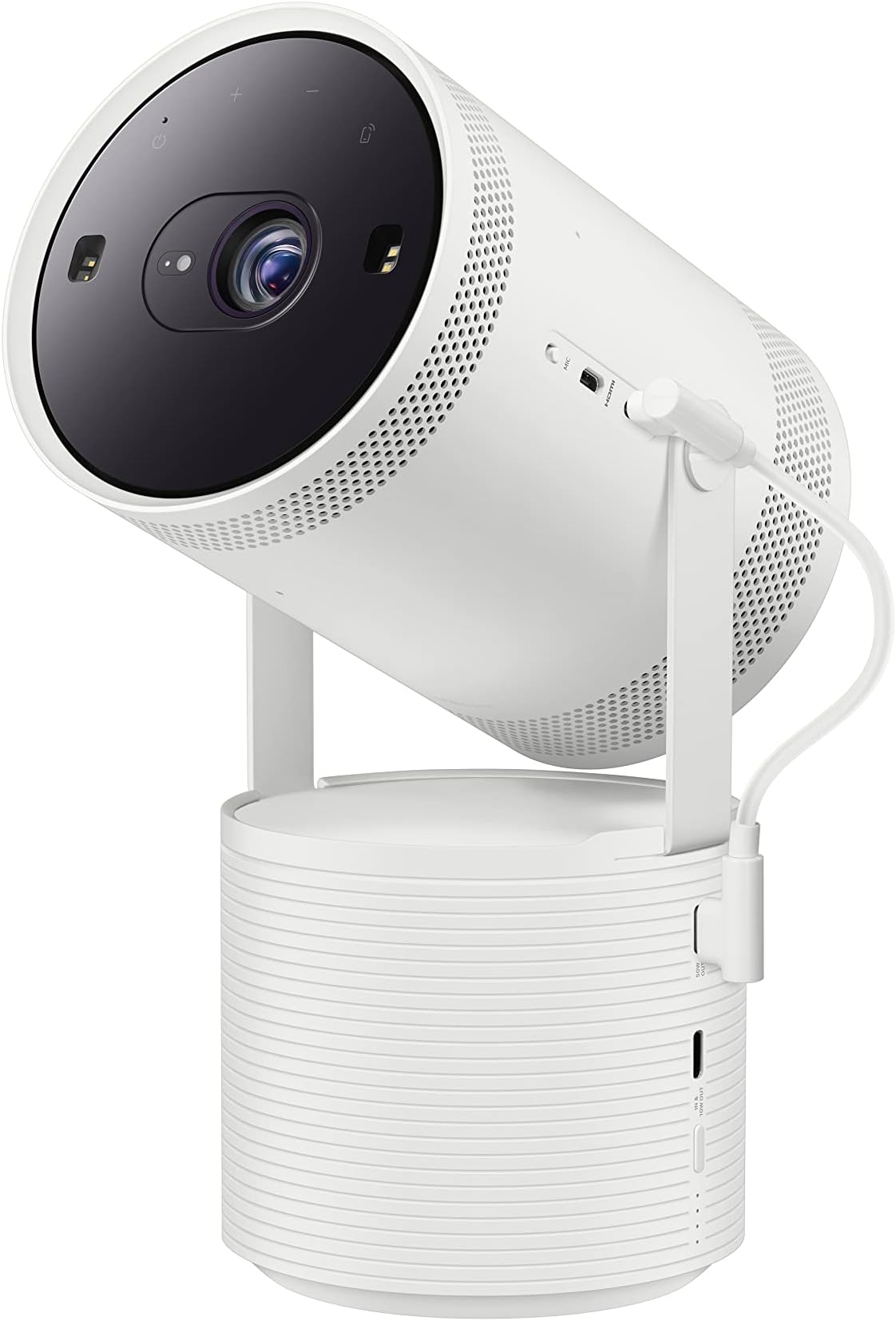 The Freestyle Battery Base for Smart Portable Projector, Convenient Use, Power Charging for Home Theater and Entertainment, VG-FBB3BA/ZA, 2022, White