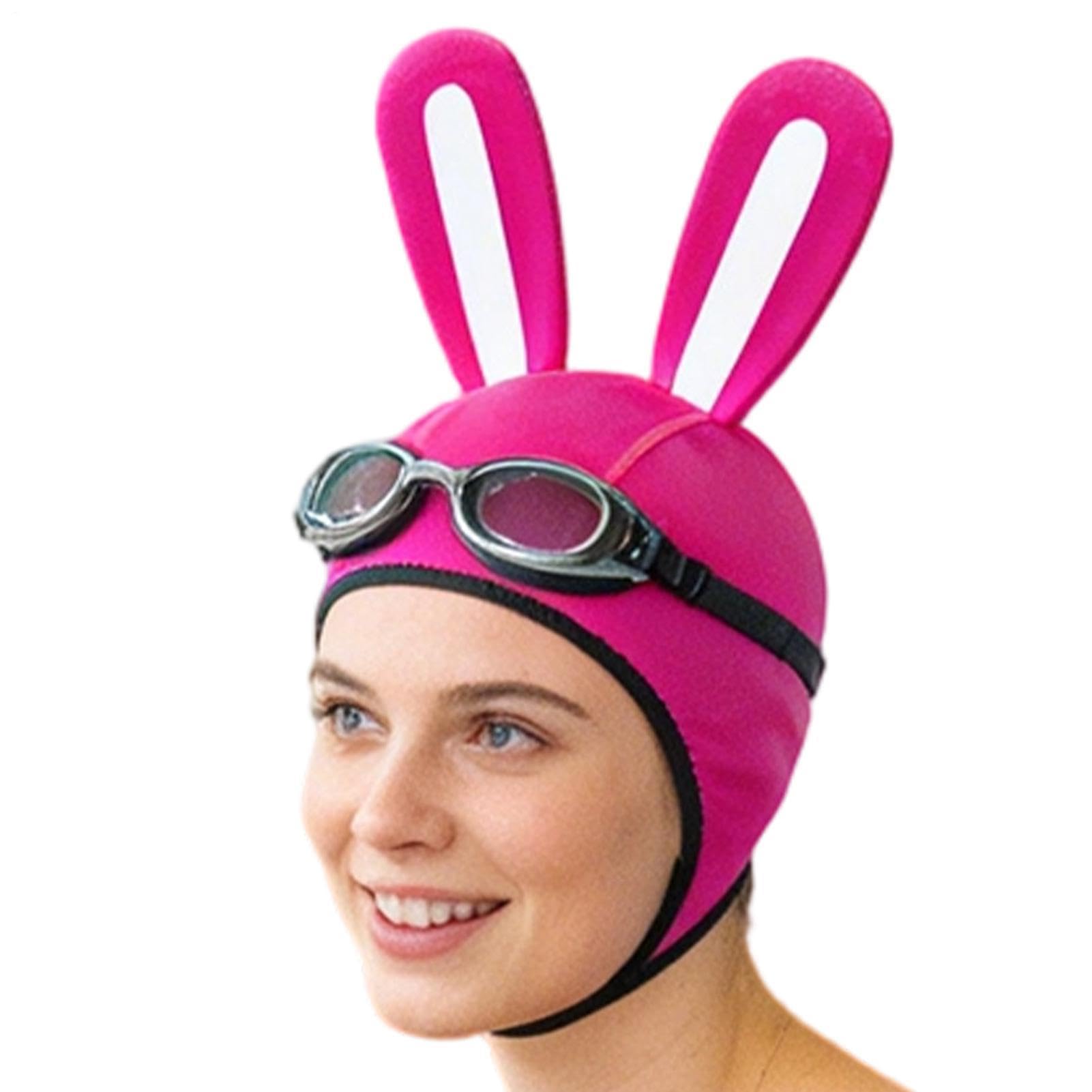 Capuche de plongée - Matériel de voile avec oreilles de lapin - Casquette de plongée - Pour le surf, le kayak, les sports nautiques, la voile, le kayak, la plongée en apnée