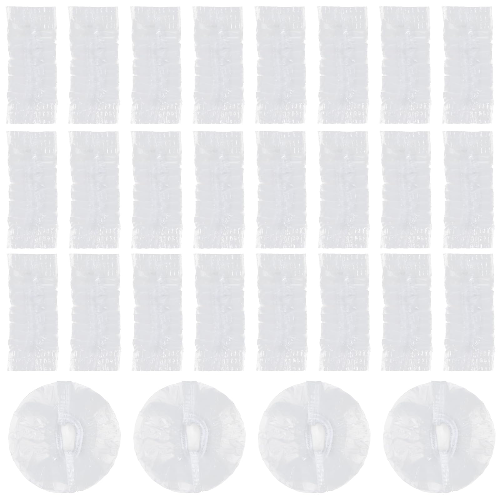 Photo 1 of 200PCS Disposable Ear Covers for Shower, Clear Waterproof Ear Covers for Bathing, Waterproof Plastic Ear-Protectors for Showering, Hair Dye, Spa, Salon and Beauty Treatments