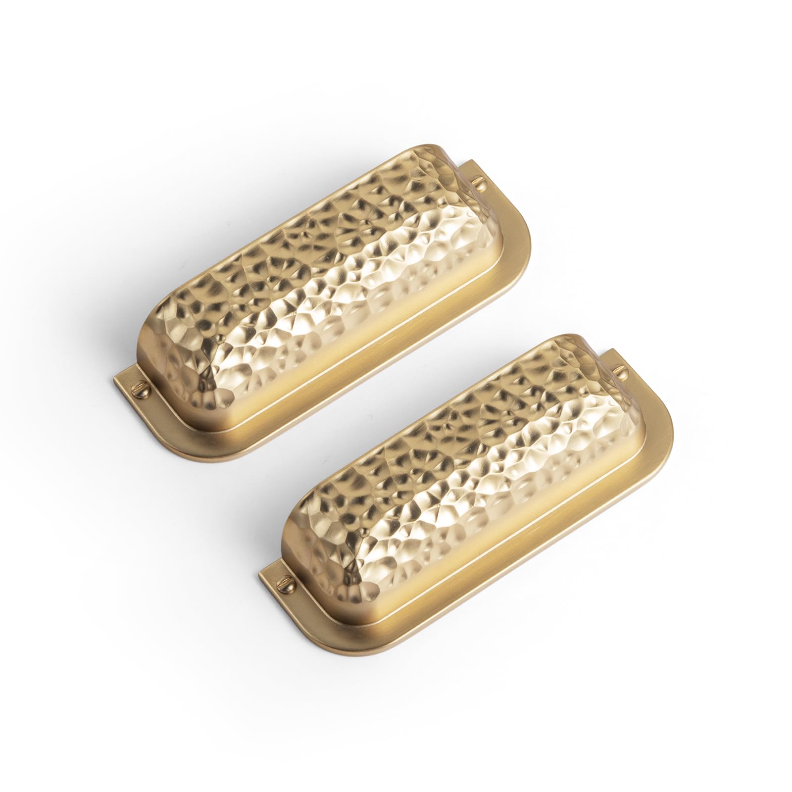 Manijas de barra de aleación de zinc Goo-Ki texturizadas en bronce champán