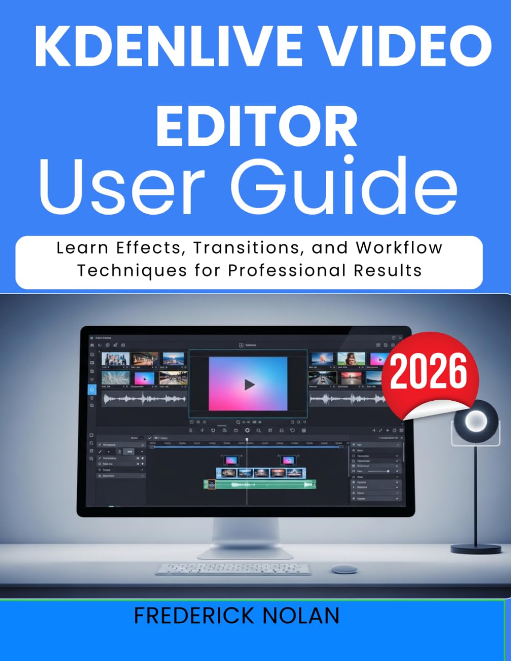 KDENLIVE VIDEO EDITOR USER GUIDE 2026: Learn Effects, Transitions, and Workflow Techniques for Professional Results