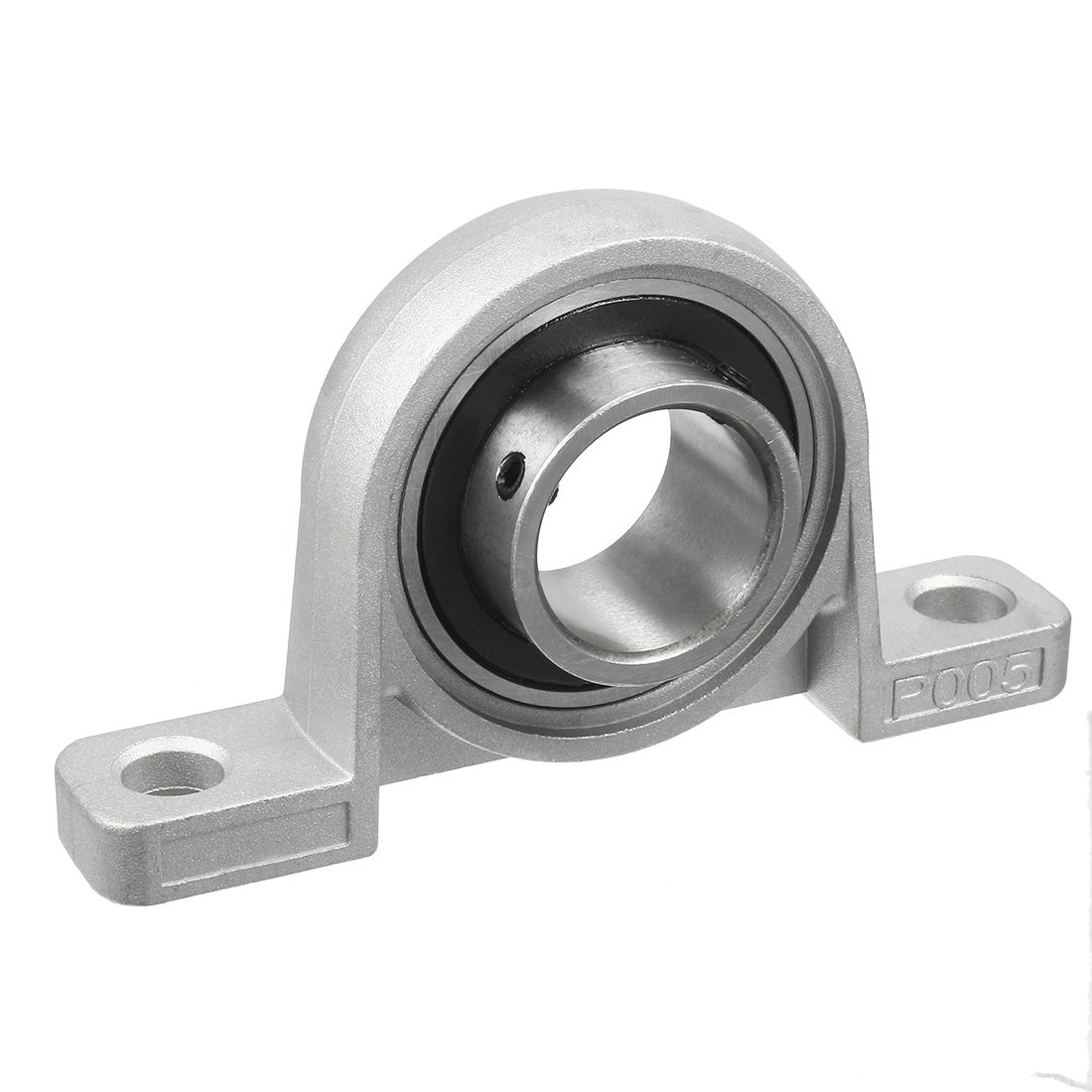 Uxcell Kp005 Sourcing Map 25Mm Bore Zinc Alloy Inner Ball Mounted Pillow Block Insert Bearing