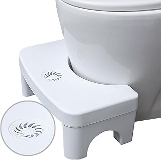 Poop Stool Adult Toilet Stool with fragrence Box,Bathroom Potty Stool for Convenient and Comfortable Aid,Compact ,Environm...