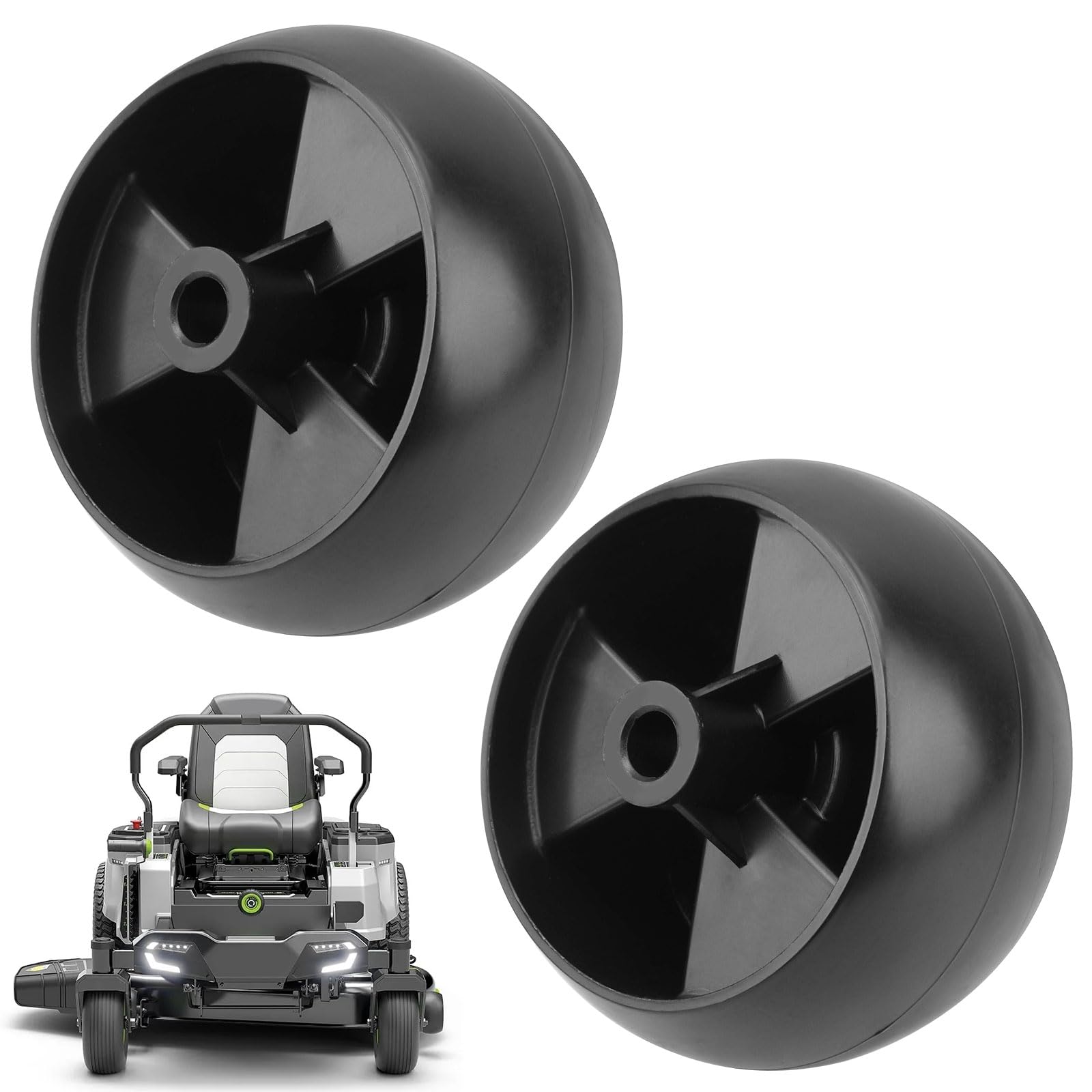 2 Pcs 3131072001 Roller Wheel Compatible with EGO Power+ Z6 42" Zero Turn Riding Mower, Fits ZT4200L ZT4204L Models