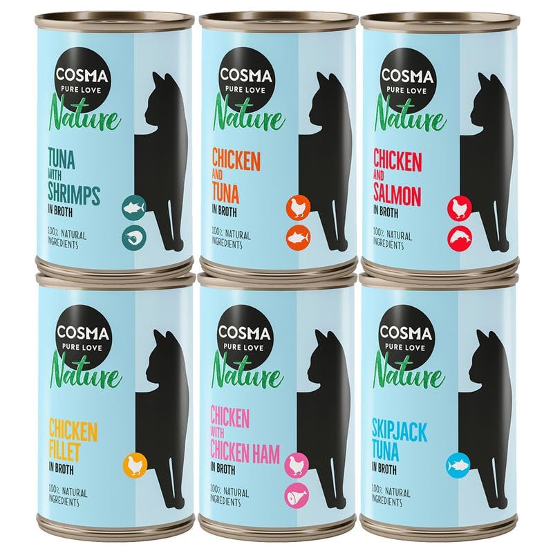 Cosma Nature 140 g - Mixpaket 1 (12 Dosen)