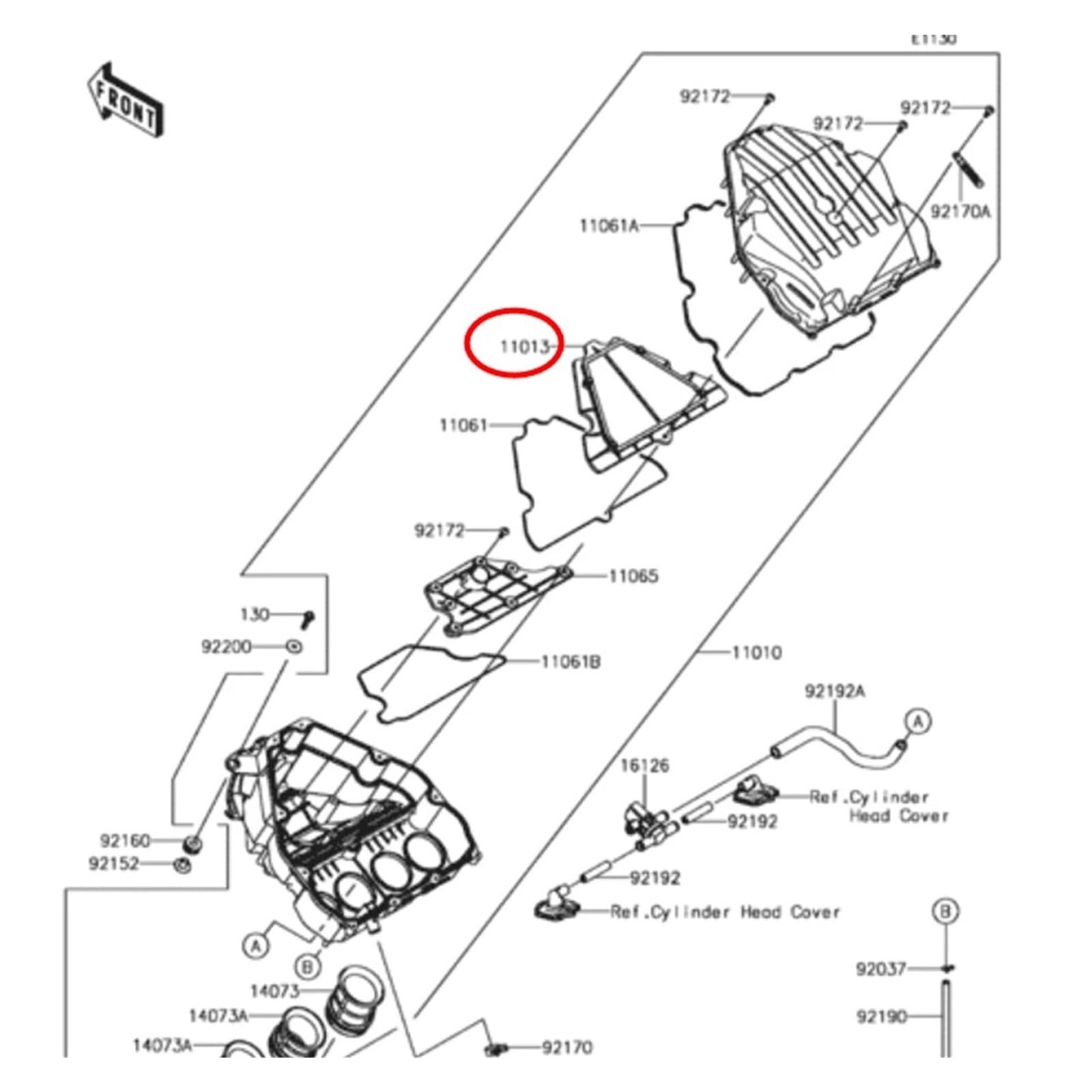 Pasuje Do Kawasaki Ninja 1000/SX Z1000 ZR1000 1000 KLZ1000 2011-2022 Filtr Powietrza Elemen Filtr powietrza wkład