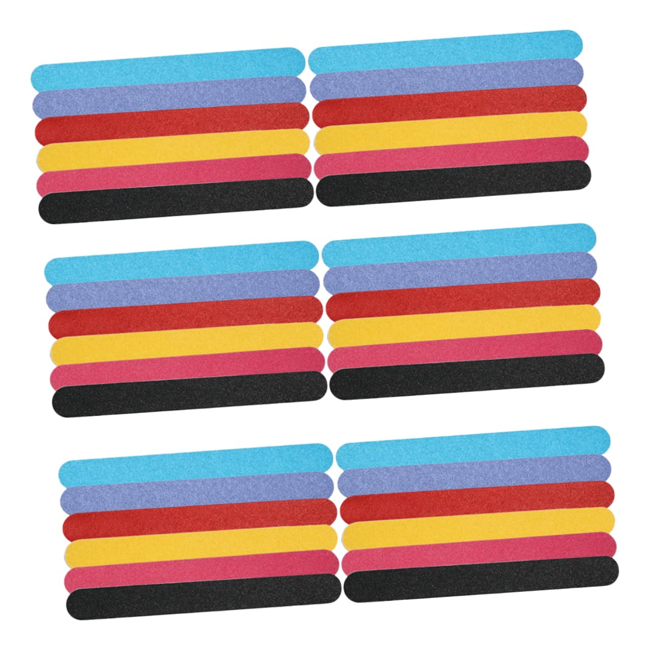 PACKOVE 36Pcs Dual Sided Nail Files Buffing Strips for Natural Nails Professional Manicure Tools for Women Finish for DIY Nail Care and Present Giving