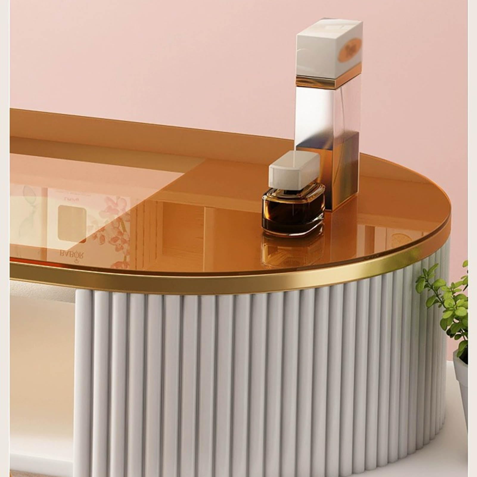 Stazione di lavoro professionale per salone di bellezza con armadi e cassetti Design elegante Materiali durevoli Ideale per tecnici delle unghie e professionisti della bellezza
